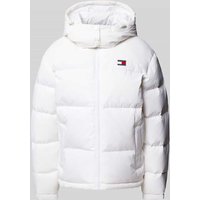 Tommy Jeans Steppjacke mit Label-Stitching Modell 'ALASKA' in Weiss, Größe M von Tommy Jeans