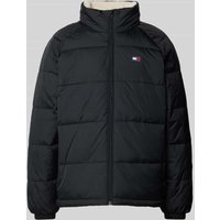 Tommy Jeans Steppjacke mit Logo-Stitching Modell 'VAIL' in Black, Größe XXL Tommy Jeans Steppjacke mit Logo-Stitching Modell 'VAIL' in Black, Größe XXL von Tommy Jeans