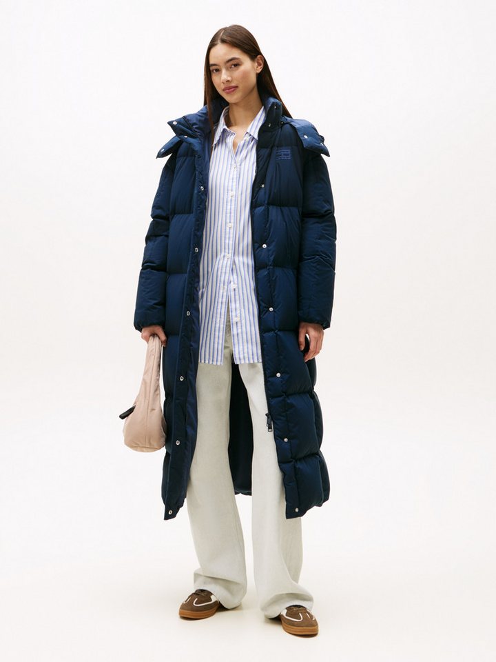Tommy Jeans Steppmantel TJW ALASKA GRID DWN MXI COAT EXT von Tommy Jeans