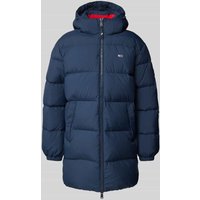 Tommy Jeans Steppparka mit Logo-Stitching in Marine, Größe XS Tommy Jeans Steppparka mit Logo-Stitching in Marine, Größe XS von Tommy Jeans