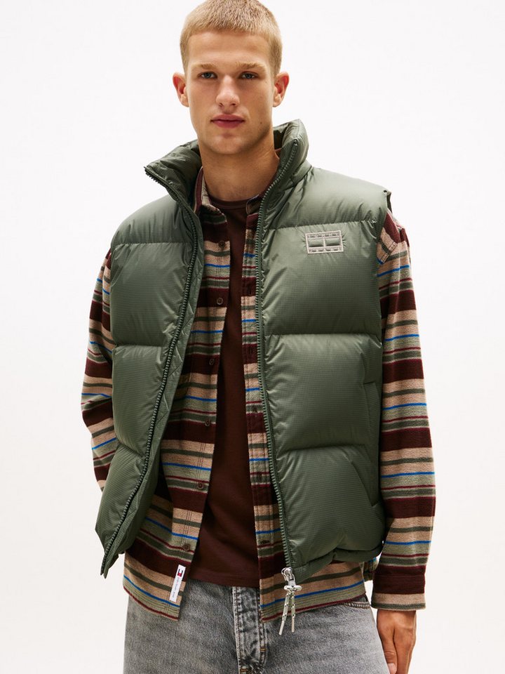 Tommy Jeans Steppweste ALASKA DOWN VEST Regular fit mit abnehmbarer Kapuze von Tommy Jeans