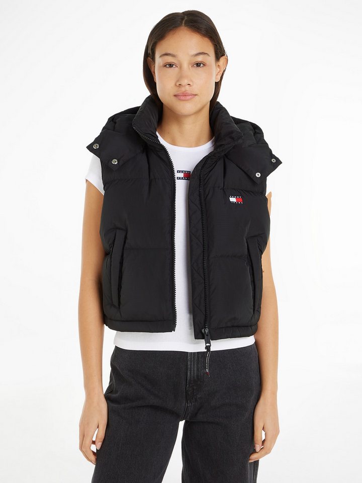 Tommy Jeans Steppweste TJW CRP ALASKA PUFFER VEST in modischer Cropped Form, Puffer von Tommy Jeans