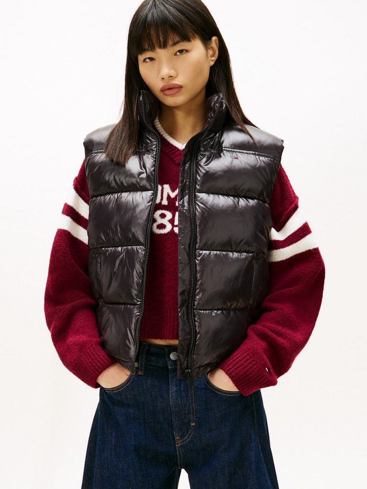 Tommy Jeans Steppweste TJW ESSENTIAL PUFFER VEST SHINY von Tommy Jeans