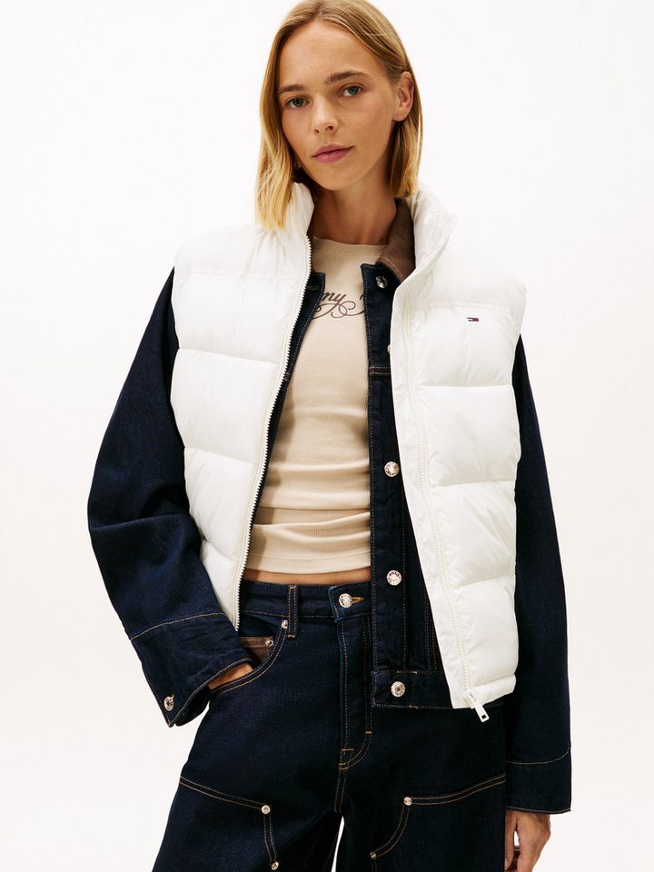 Tommy Jeans Steppweste TJW ESSENTIAL PUFFER VEST SHINY von Tommy Jeans