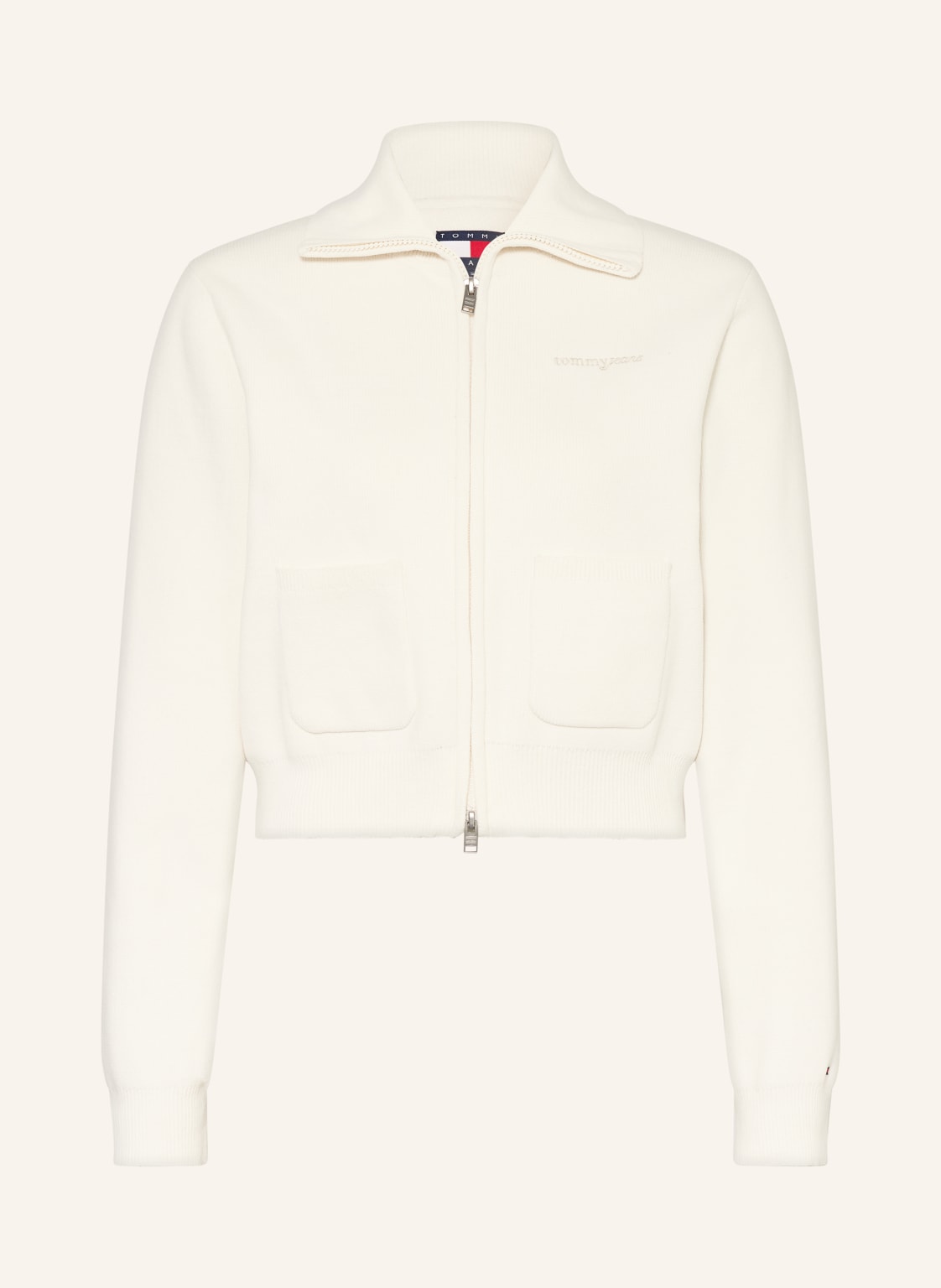 Tommy Jeans Strickjacke weiss von Tommy Jeans