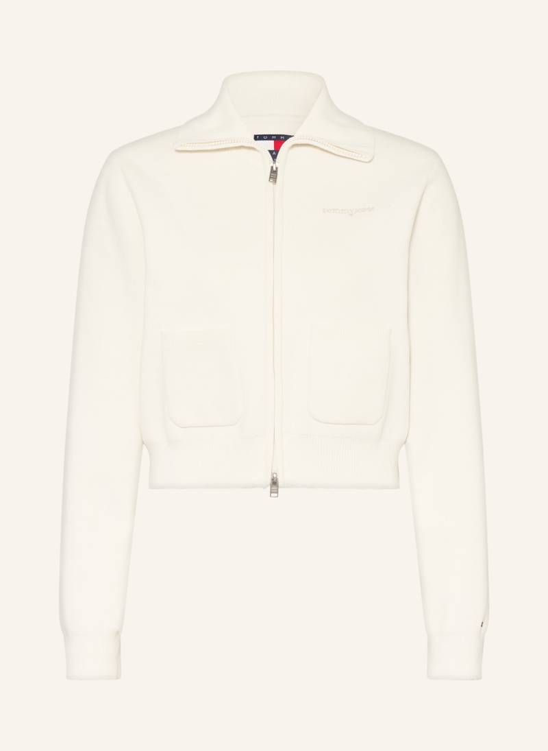 Tommy Jeans Strickjacke weiss von Tommy Jeans