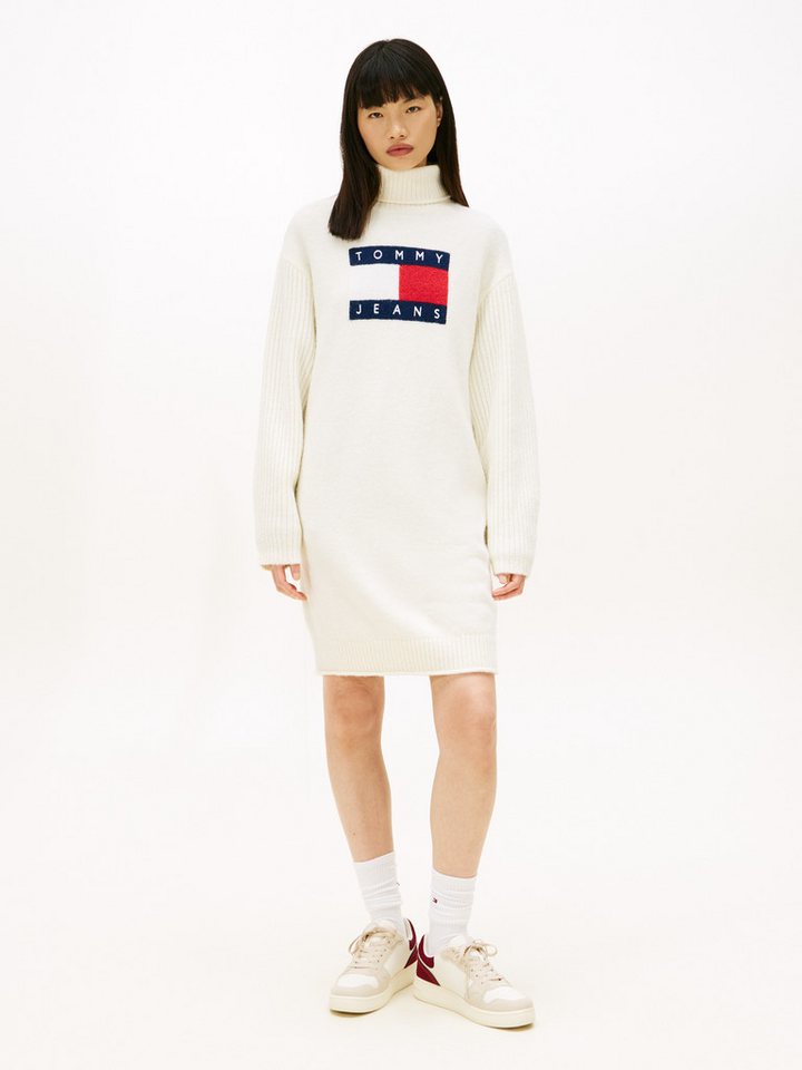 Tommy Jeans Strickkleid TJW TURTLENECK FLAG DRESS EXT von Tommy Jeans