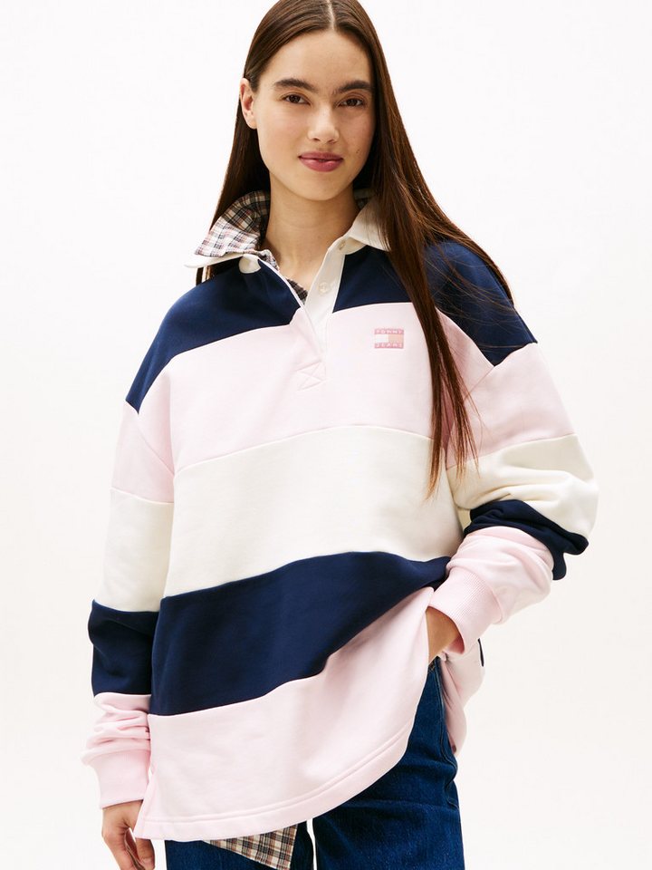 Tommy Jeans Sweatshirt TJW BADGE STRIPE RUGBY von Tommy Jeans