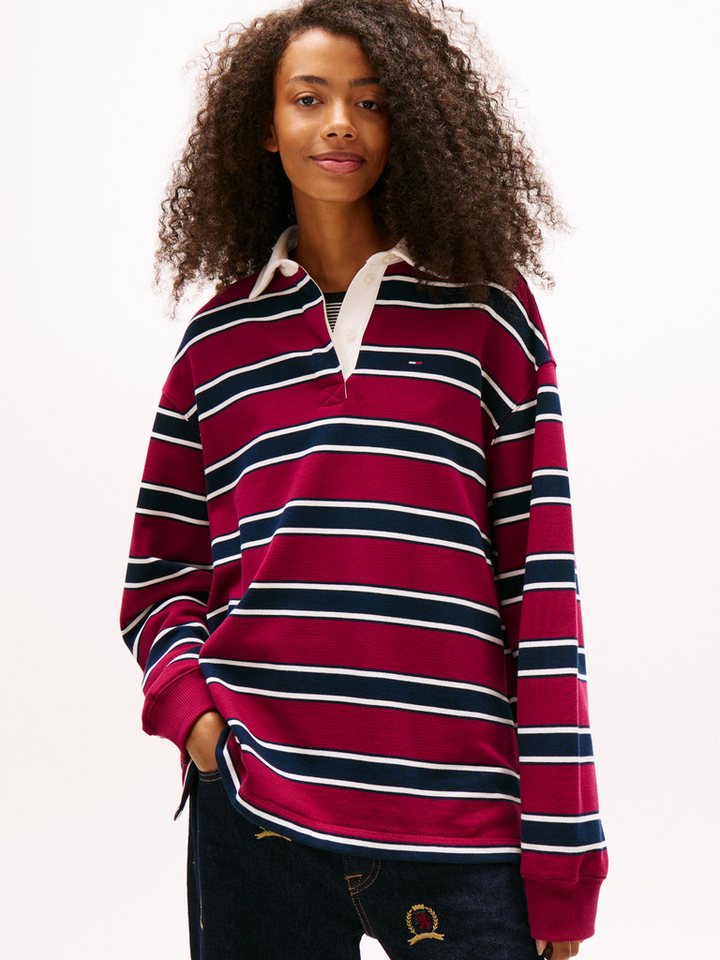 Tommy Jeans Sweatshirt TJW RLX S-FLAG STRIPE RUGBY EXT von Tommy Jeans