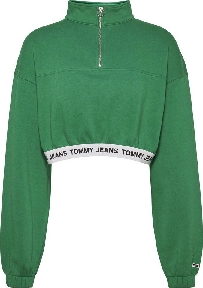 Tommy Jeans Sweatshirt TJW SUPER CROP LOGO WAISTBAND mit Tommy Jeans Logo-Schriftzug am Bund von Tommy Jeans