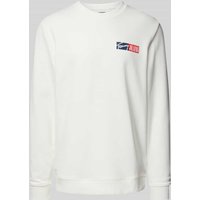Tommy Jeans Sweatshirt mit Label-Print in Offwhite, Größe XL Tommy Jeans Sweatshirt mit Label-Print in Offwhite, Größe XL von Tommy Jeans