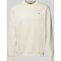 Tommy Jeans Sweatshirt mit Label-Stitching in Beige, Größe XXL Tommy Jeans Sweatshirt mit Label-Stitching in Beige, Größe XXL von Tommy Jeans