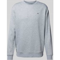 Tommy Jeans Sweatshirt mit Logo-Stitching in Hellgrau Melange, Größe XXL Tommy Jeans Sweatshirt mit Logo-Stitching in Hellgrau Melange, Größe XXL von Tommy Jeans