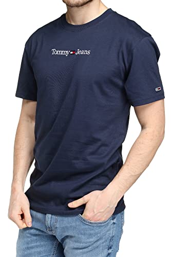 Tommy Jeans T-Shirt DM0DM14984 C87 Twilight Navy, blau, XS von Tommy Jeans