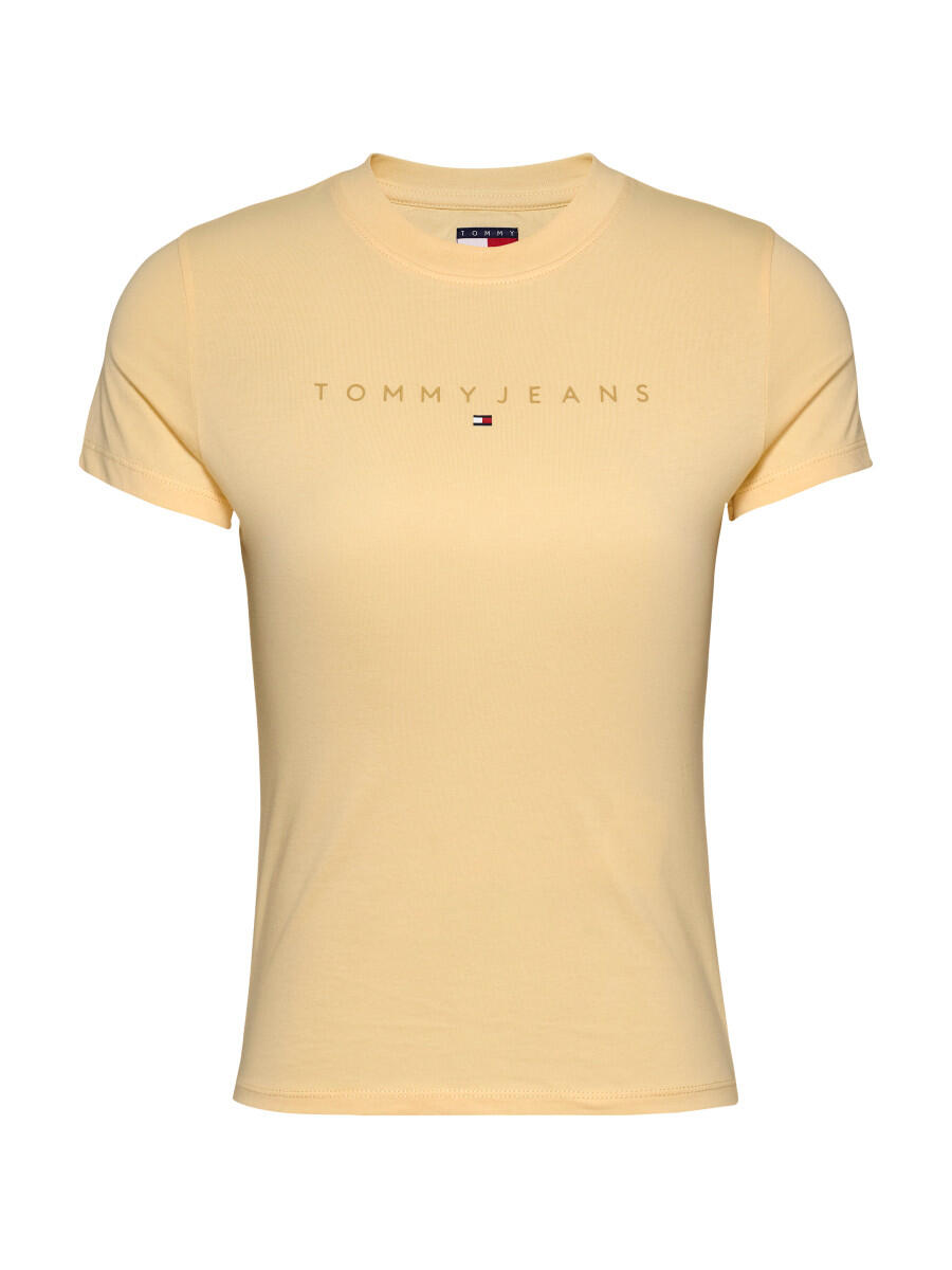 Tommy Jeans - T-Shirt Slim Fit gelb - Gr. - M von Tommy Jeans