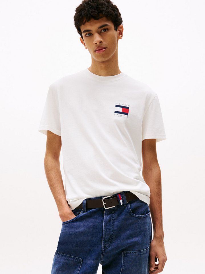 Tommy Jeans T-Shirt TJM REG FLAG GRAPH BCKPRNT T EXT Mit Rundhalsausschnitt von Tommy Jeans
