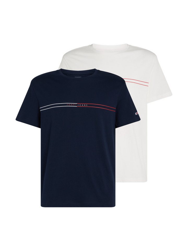 Tommy Jeans T-Shirt TJM SLM ENTRY GRPHC T EXT 2 PCK (Packung, 2-tlg., 2er) von Tommy Jeans