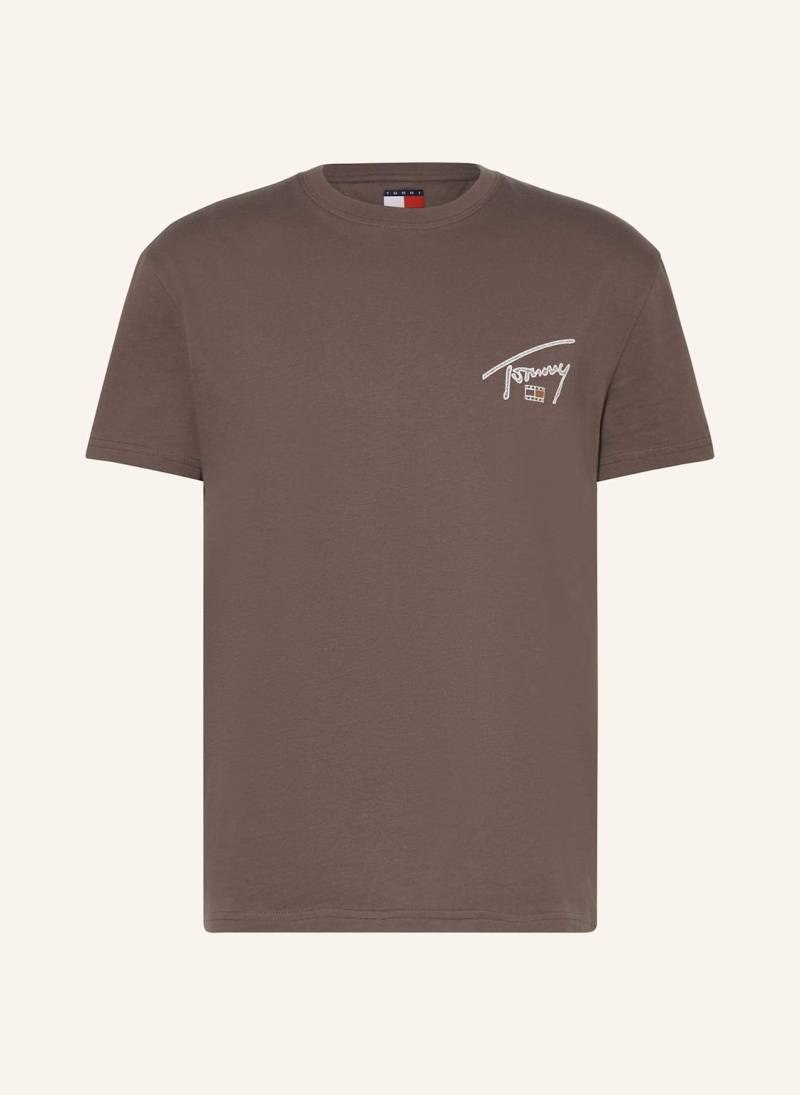 Tommy Jeans T-Shirt braun von Tommy Jeans