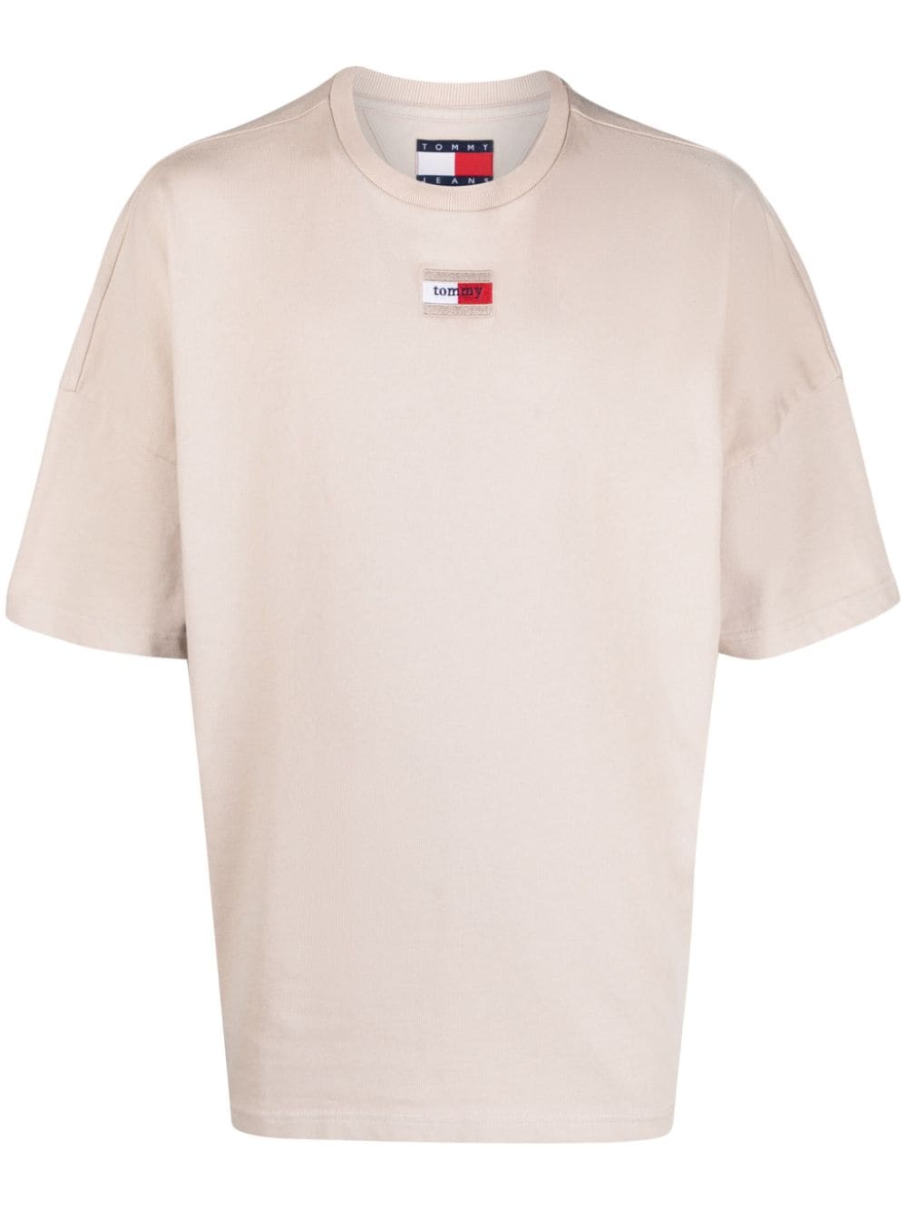 Tommy Jeans T-Shirt mit Logo-Patch - Nude von Tommy Jeans