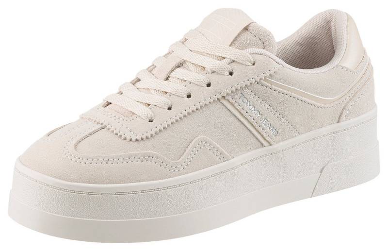 Tommy Jeans THE GREENWICH FLATFORM ELEVATED Plateausneaker, Schnürschuh, Freitzeitschuh, Halbschuh mit Logo-Aufnäher von Tommy Jeans