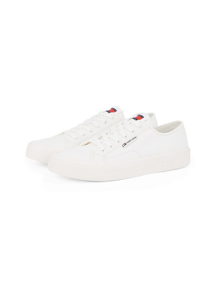 Tommy Jeans TJM LACE UP CANVAS COLOR Sneaker, Freizeitschuh, Halbschuh, Schnürschuh mit Logo-Aufnäher an der Zunge von Tommy Jeans