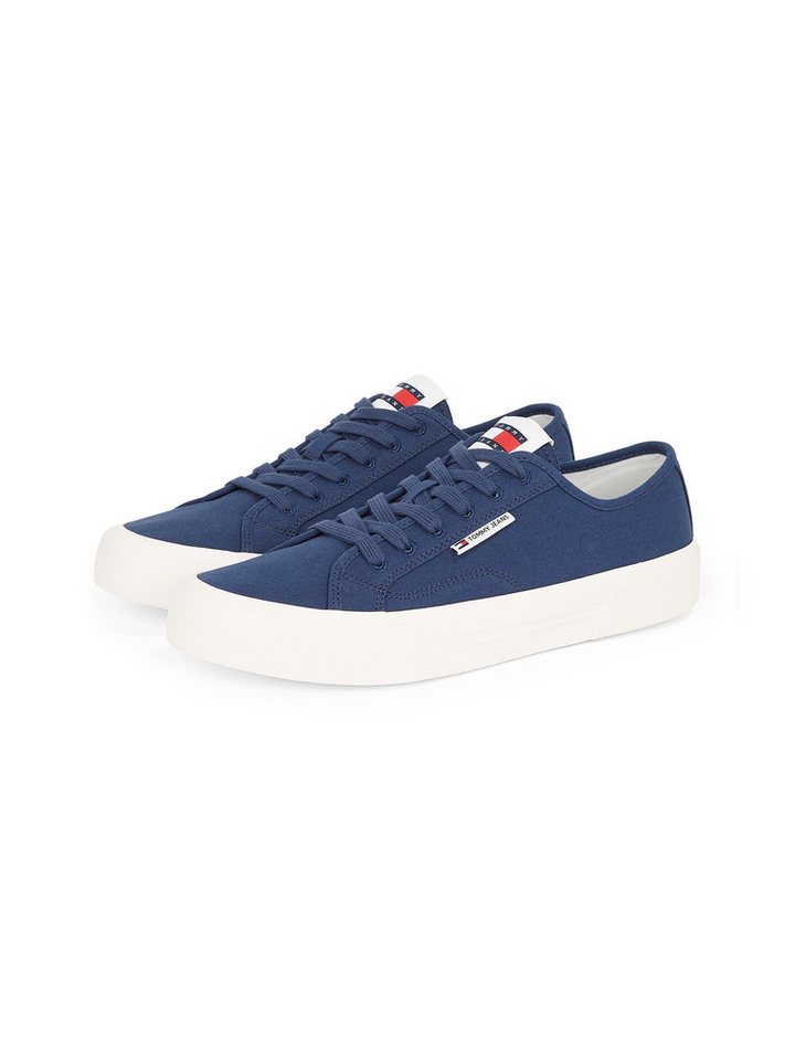 Tommy Jeans TJM LACE UP CANVAS COLOR Sneaker, Freizeitschuh, Halbschuh, Schnürschuh mit Logo-Aufnäher an der Zunge von Tommy Jeans