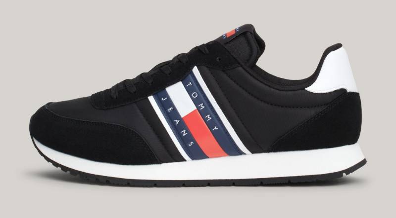 Tommy Jeans TJM RUNNER CASUAL ESS Sneaker, Freizeitschuh, Halbschuh, Schnürschuh mit seitlicher Logoflagge von Tommy Jeans