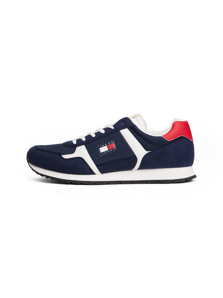 Tommy Jeans TJM RUNNER CASUAL Sneaker, Freizeitschuh, Halbschuh, Schnürschuh mit seitlicher Logoflagge von Tommy Jeans