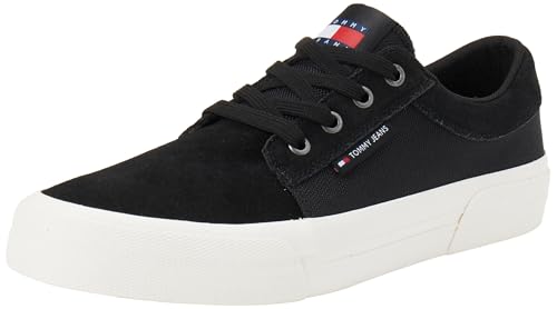 Tommy Jeans TJM Vulc. Skater Mix Material (Niedriger Schnitt (Schuhe), Herren, Schwarz (Black), 42 EU von Tommy Jeans