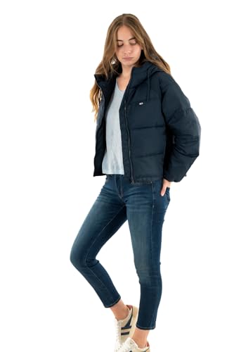 Tommy Jeans Damen Pufferjacke Warm, Blau (Dark Night Navy), S von Tommy Jeans