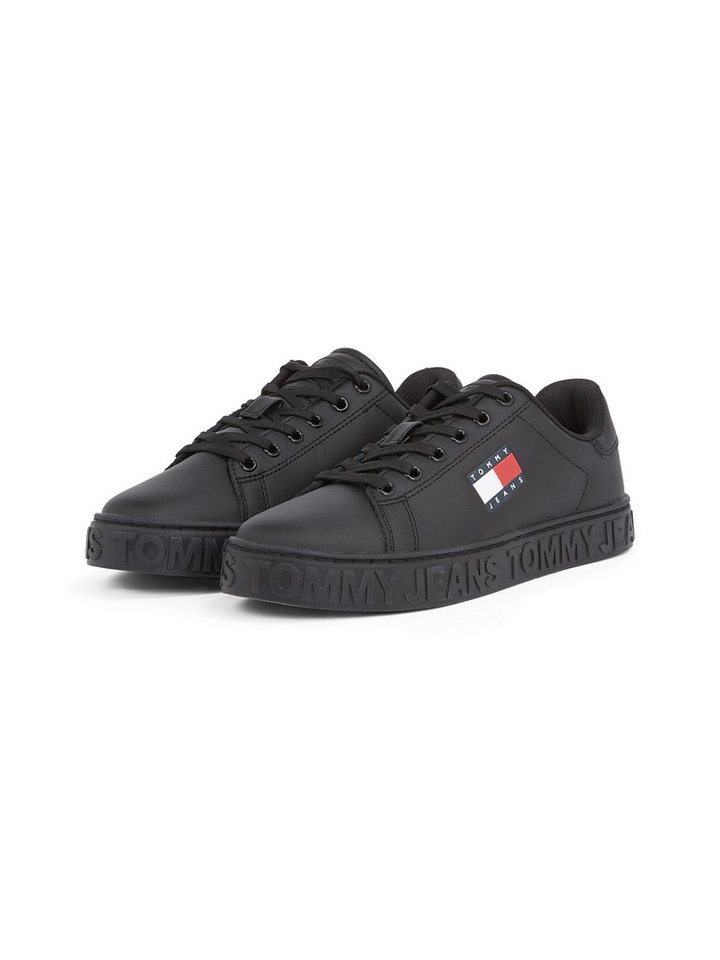 Tommy Jeans TJW LOGO OUTSOLE SNEAKER ESS Plateausneaker, Freizeitschuh, Halbschuh, Schnürschuh mit seitlicher Logoflagge von Tommy Jeans