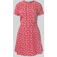 Tommy Jeans Tailliertes Freizeitkleid aus reiner Viskose in Rot, Größe XS Tommy Jeans Tailliertes Freizeitkleid aus reiner Viskose in Rot, Größe XS von Tommy Jeans
