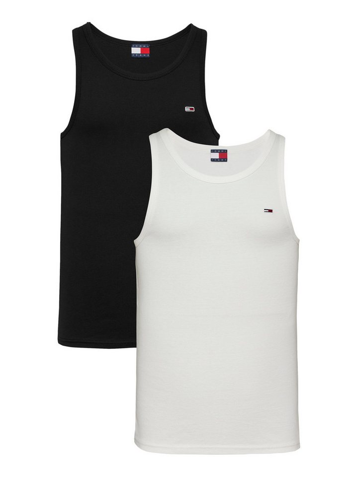 Tommy Jeans Tanktop TJM XSLIM 2PCK RIB TANK EXT (Packung, 2-tlg., 2er) mit gerippter Struktur von Tommy Jeans