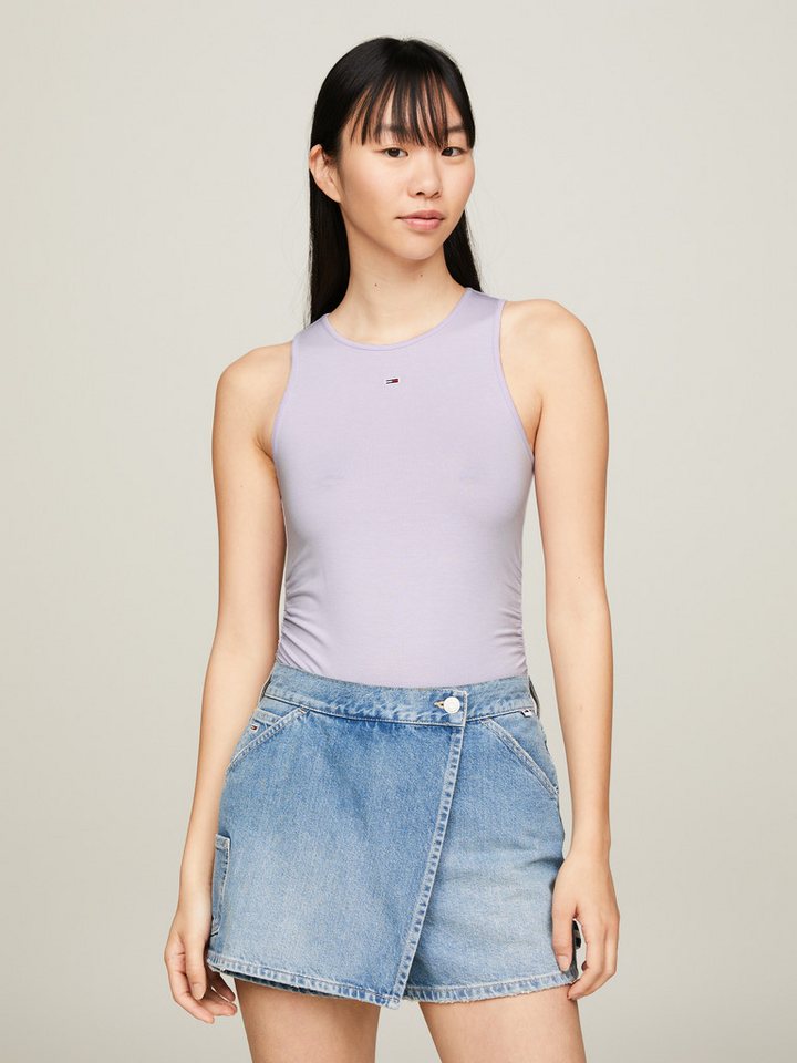 Tommy Jeans Tanktop TJW SLIM GATHERING TANK TOP mit Tommy Jeans Markenlabel von Tommy Jeans