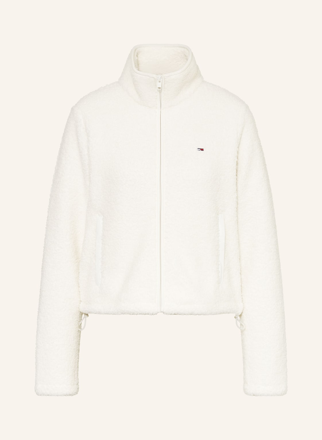 Tommy Jeans Teddyfell-Jacke weiss von Tommy Jeans