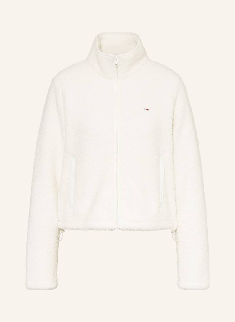 Tommy Jeans Teddyfell-Jacke weiss von Tommy Jeans
