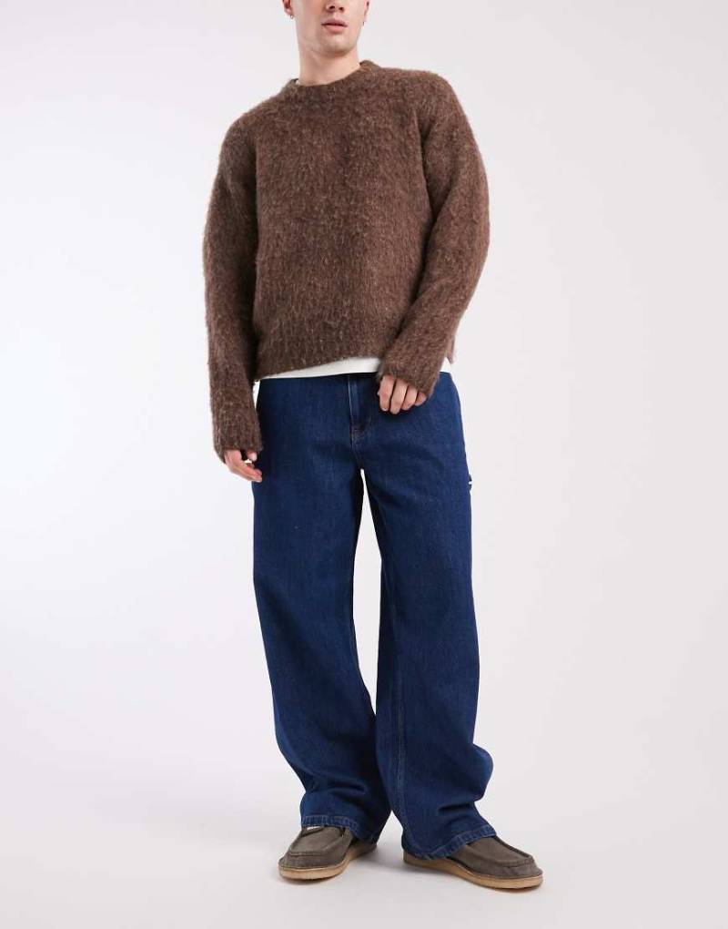 Tommy Jeans - Theo - Weite Jeans in dunkelblauer Waschung von Tommy Jeans