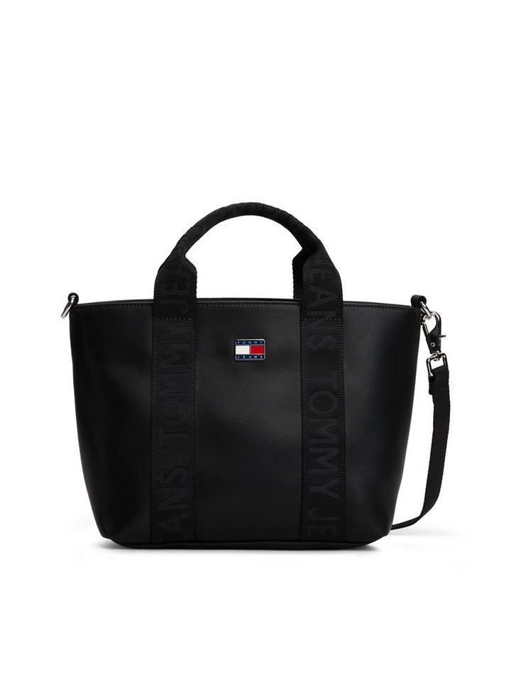 Tommy Jeans Tragetasche TJW DAILY ELEVATED MINI TOTE, Damen Umhängetasche, Schultertasche mit logobedruckten Band von Tommy Jeans