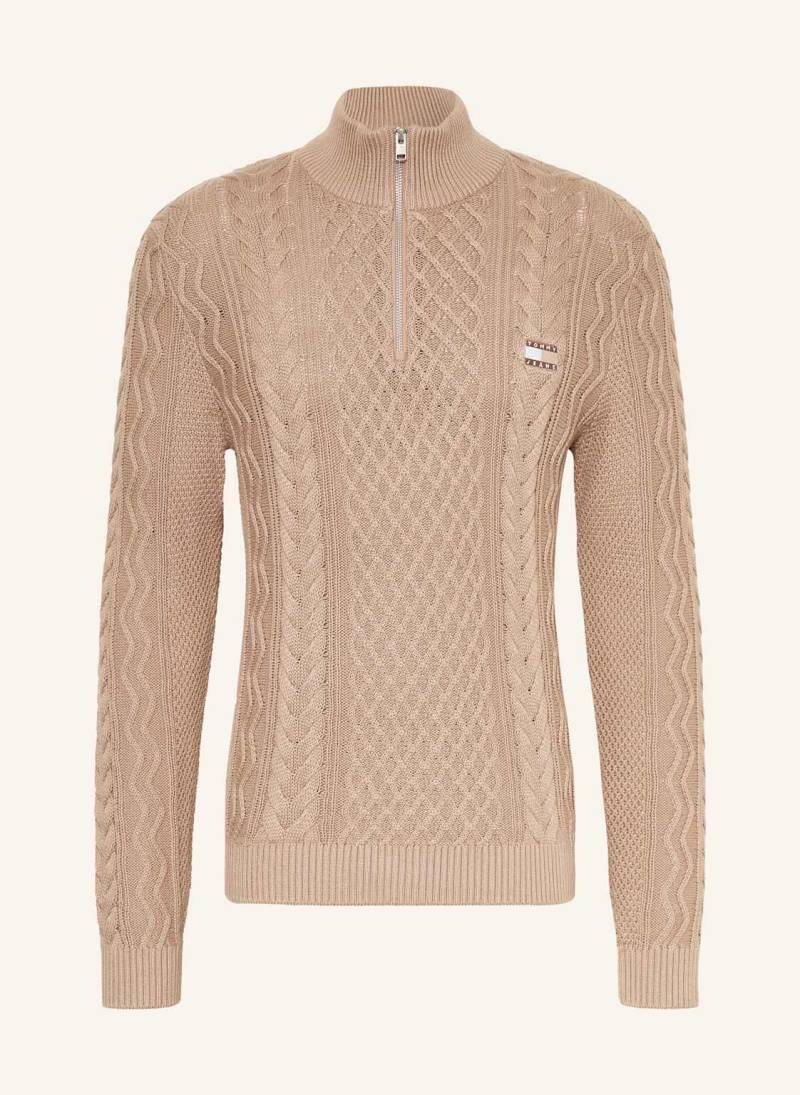 Tommy Jeans Troyer beige von Tommy Jeans
