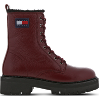Tommy Jeans Urban Damen Sneaker - Rot - Größe 39 - Leder von Tommy Jeans