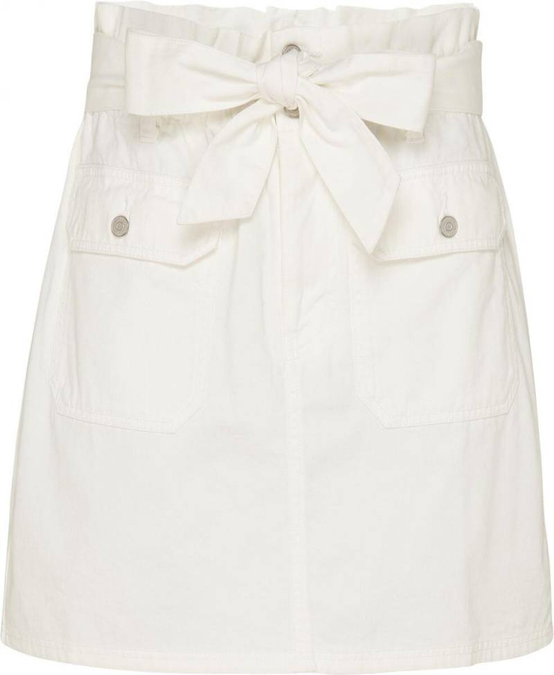 Tommy Jeans - Utility-Minirock mit Tommy-Badge weiß - Gr. - M von Tommy Jeans