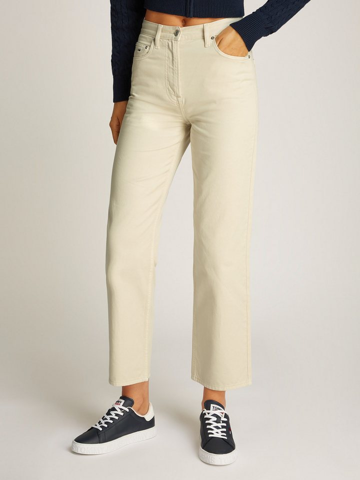 Tommy Jeans Webhose TJW LAYLA HR SLIM STR in Unifarbe Tommy Jeans Webhose TJW LAYLA HR SLIM STR in Unifarbe von Tommy Jeans