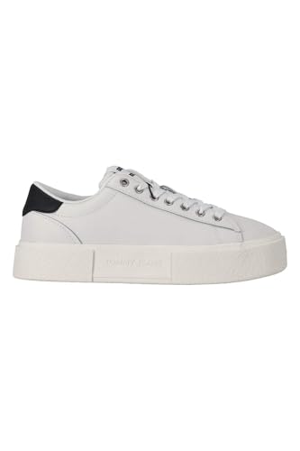 Tommy Jeans Women TJW FOXING FLATFORM SNEAKER, Ecru, 38 EU von Tommy Jeans