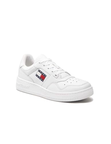 Tommy Jeans Women TJW RETRO BASKET ESS, White, 38 EU Tommy Jeans Women TJW RETRO BASKET ESS, White, 38 EU von Tommy Jeans