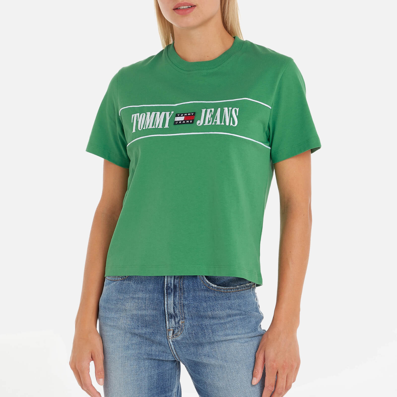 Tommy Jeans Archive Logo Cotton T-Shirt - XS von Tommy Jeans