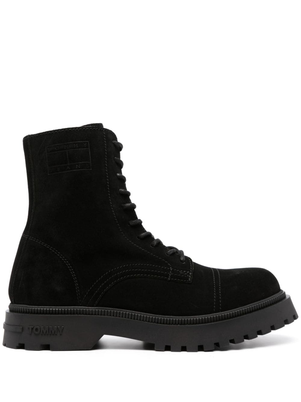 Tommy Jeans Schnürstiefel aus Wildleder - Schwarz von Tommy Jeans