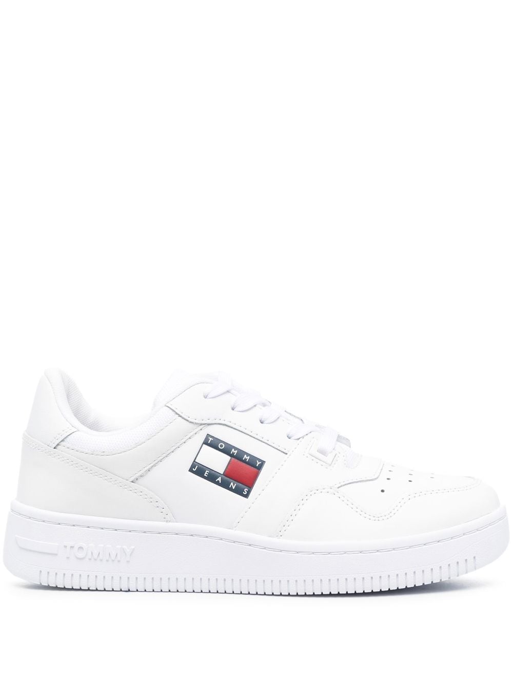 Tommy Jeans Sneakers mit Logo-Patch - Weiß von Tommy Jeans