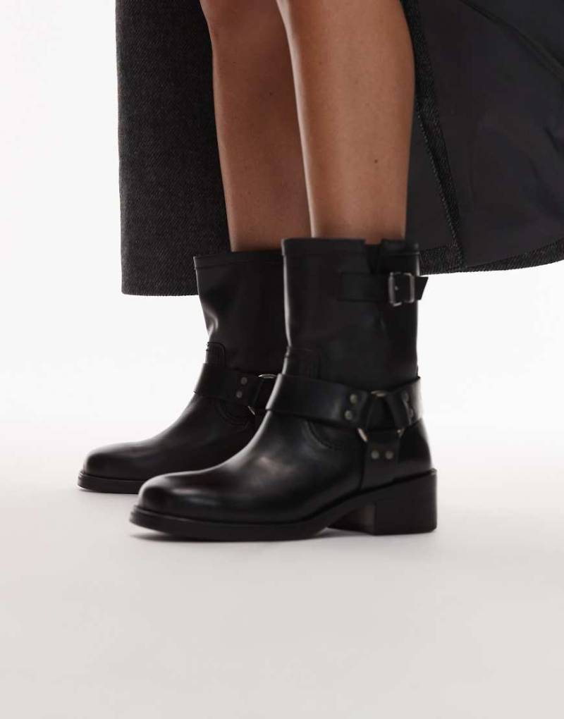 Tommy jeans - Biker-Stiefel in Schwarz mit Schnalle Tommy jeans - Biker-Stiefel in Schwarz mit Schnalle von Tommy Jeans