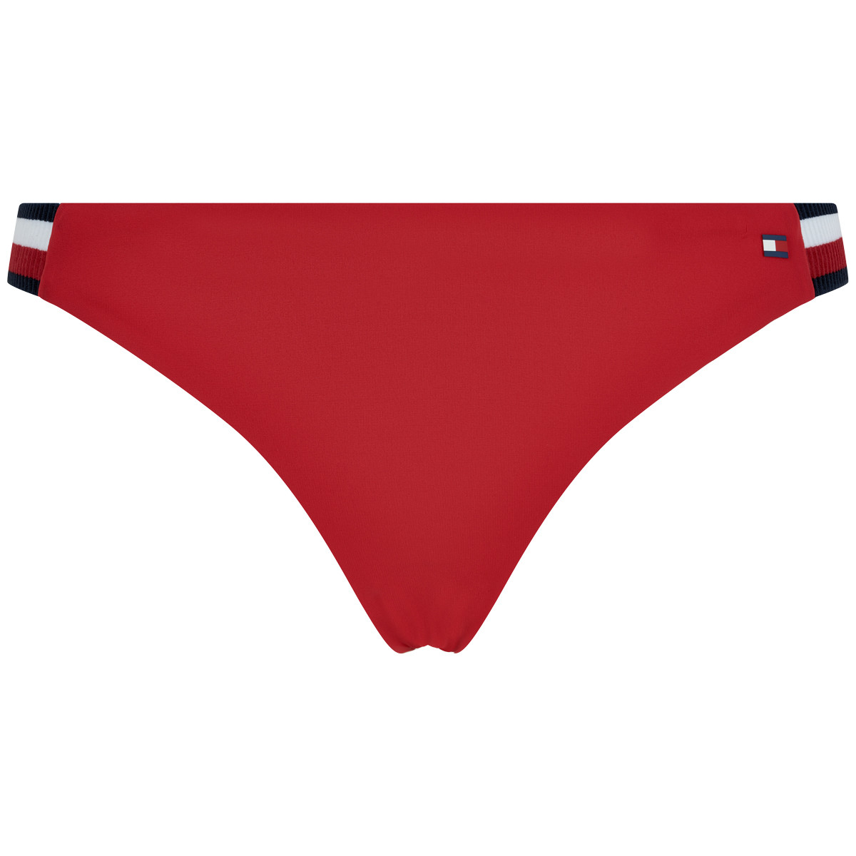 Tommy Hilfiger Cheeky Bikini Hose, Farbe: Rot/blau, Größe: XS, Damen von Tommy hilfiger