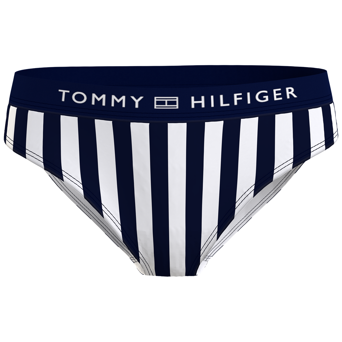 Tommy Hilfiger Lingeri Bikini Hose, Farbe: Schwarz/weiß, Größe: XS, Damen von Tommy hilfiger